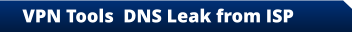 VPN Tools  DNS Leak from ISP