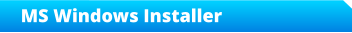 MS Windows Installer